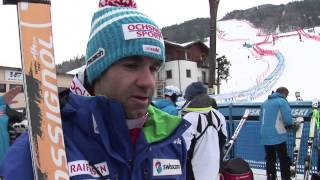 Bormio DH 2012: Didier Defago speaks after first training