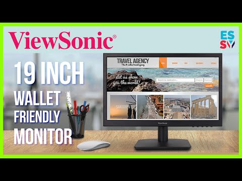 Home & Office Monitor : Viewsonic VA1903H Unboxing & Setup