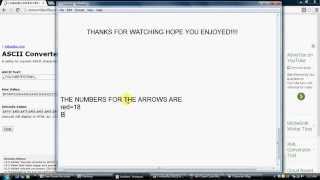 Bo1 (WII) name modifier how to make arrows and upside down ()
