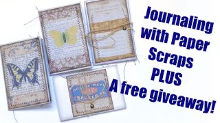 Journaling with Paper Scraps PLUS a free giveaway! @AtticLane