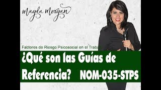 ¿Qué son las Guías de Referencia en la Nom 035 STPS?
