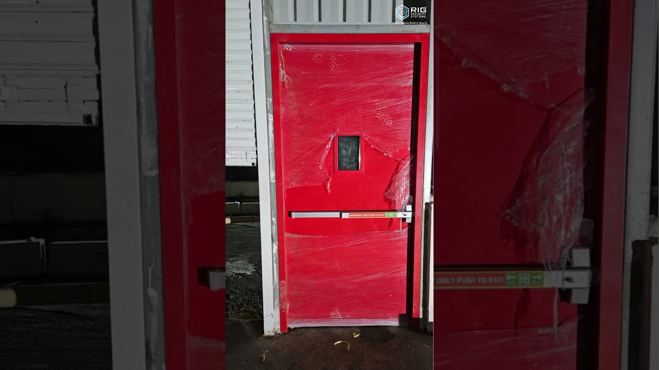 🚪 Fire Exit Door Installation at SAFARI! 🔥