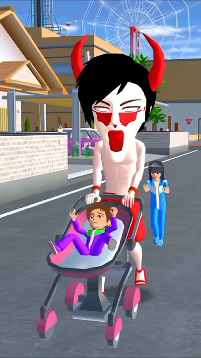 little girl is behind the ghost#viralvideo #sakuraschoolsimulator #sakura #shorts #shortvideo#