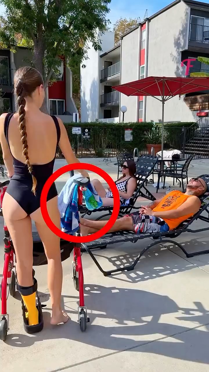 A Kind Gesture at the Pool Sparks Unexpected Drama #shorts