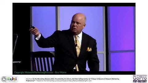 Recruiting Mastery 2012(Eric Worre). Video #1. Finding Prospects.