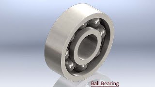 Ball Bearing || SolidWorks Tutorial