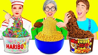 Ben vs Büyükanne Yemek Yapma Mücadelesi | Komik Yemek Savaşı Hahanom Top Challenges