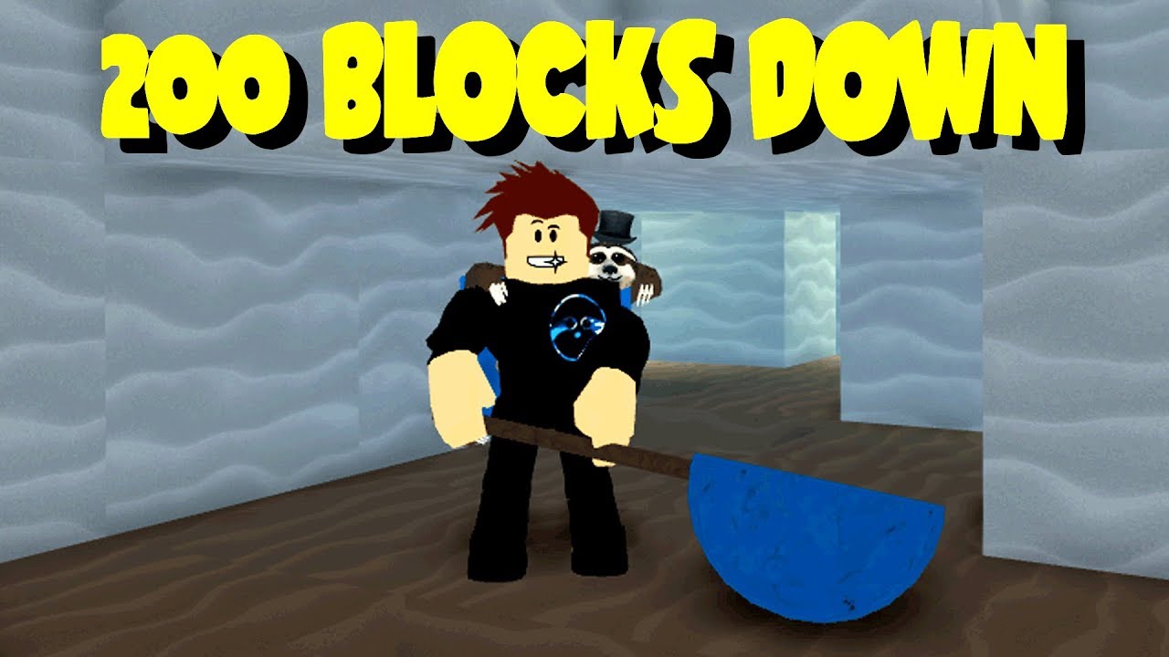 Roblox Treasure Hunt Simulator 200 Blocks Down Youtube - roblox treasure hunt simulator 200 blocks down poke