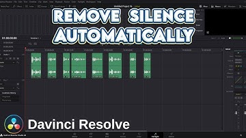 How to Remove Silence from Audio AUTOMATICALLY in DaVinci Resolve (Free & Studio)