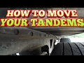 Truck Driving - HOW to MOVE your Tandems