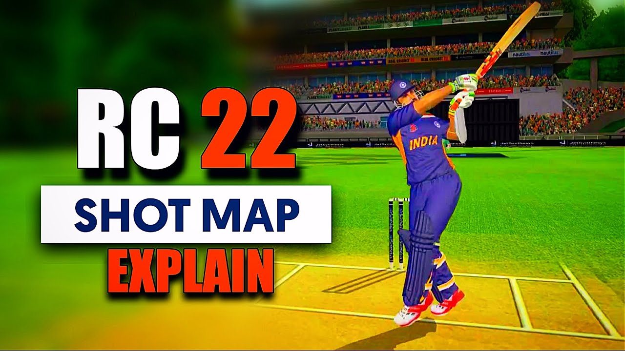 🔥 Real Cricket 22 Shot Map Explain !! Rc 22 New Batting Control