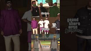 Who would win the gang war | GTA 5 vs GTA San Andreas | 1992 vs 2013 #shorts #gta #gangwar screenshot 4