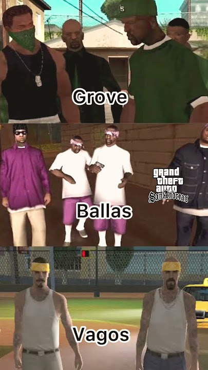 Who would win the gang war | GTA 5 vs GTA San Andreas | 1992 vs 2013 #shorts #gta #gangwar