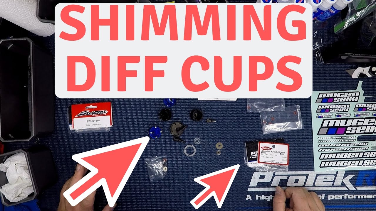 How To Shim Aluminum Diff Cups For Arrma Kraton Outcast Talion Notorious Senton Typhon