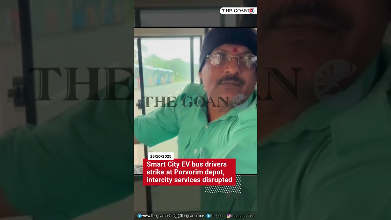 Smart City EV bus drivers strike at Porvorim depot, intercity services disrupted