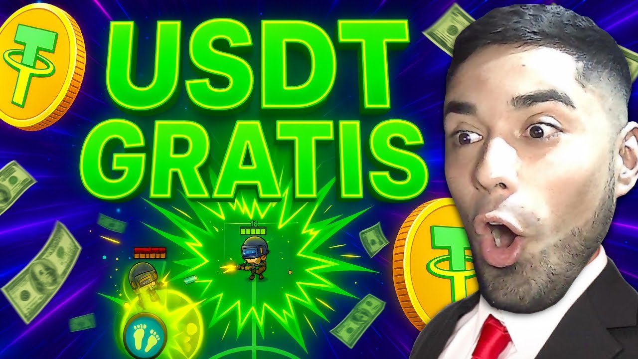 Este JUEGO Nuevo te paga USDT GRATIS | GUN BATTLE PARTY