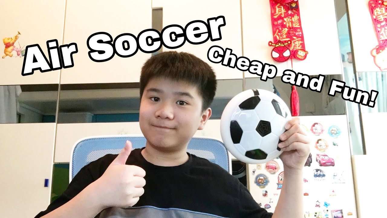 Fun and Cheap Air Soccer! Toy Review 2 YouTube