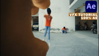Push object by hand VFX tutorial in after effect | Hindi