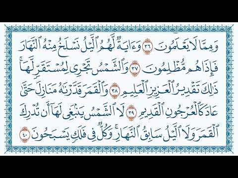سورة يس 36  قاری برکت الله سلیم