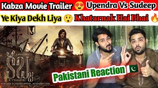 KABZA Kannada Movie Official Trailer REACTION!😍 | Upendra | Sudeep | Shivaraj Kumar | The Reactors