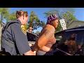 Entitled Driver Tries to Outsmart the Cops