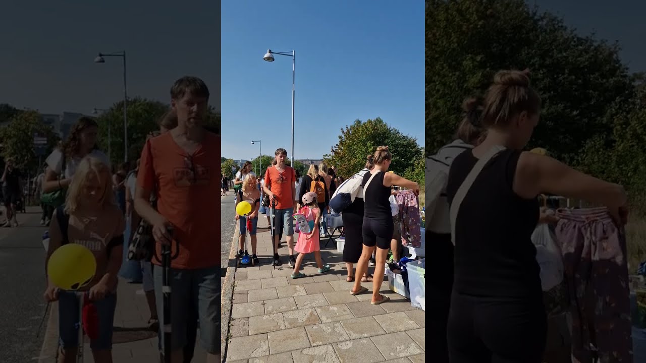 [4K] 2 km Loppis i Aspudden Stockholm. 8/september 2024.The biggest Flea market Stockholm Sweden.