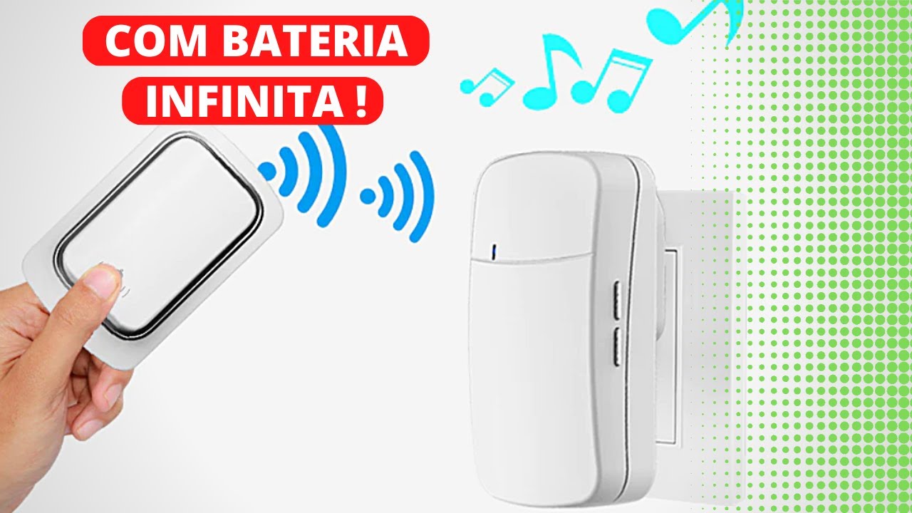 Campainha sem fio e sem bateria, Como funciona!