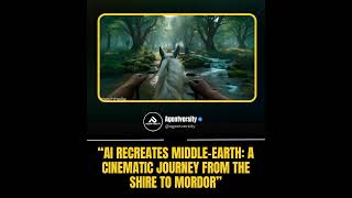 Ai Built A Ride Through Middle-Earth