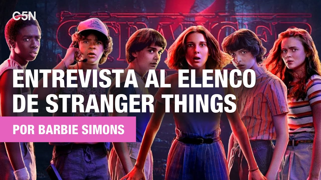 BARBIE SIMONS entrevistó al elenco del STRANGER THINGS 