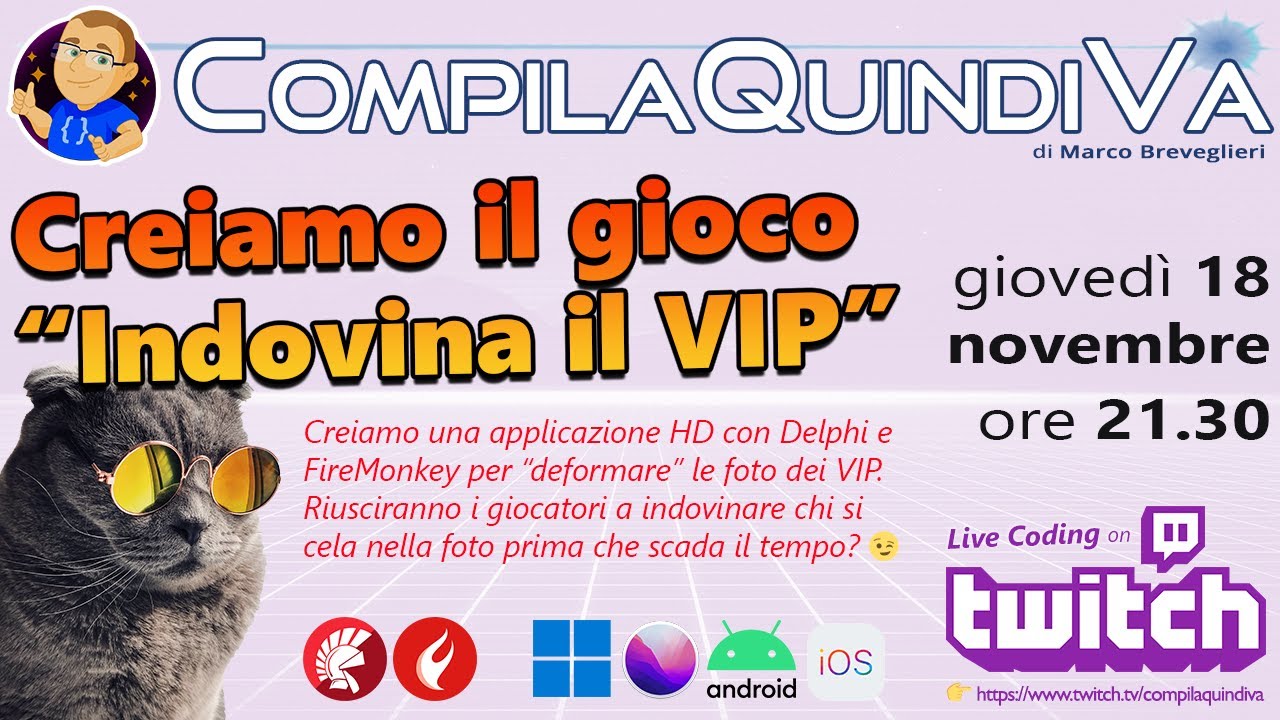 Live Coding! Creiamo il gioco \"Indovina il VIP\"! 😎 - Parte 1