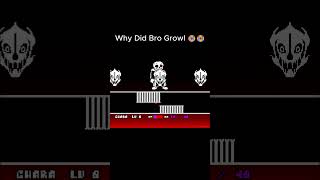Why did bro growl 😭😭 #undertale
