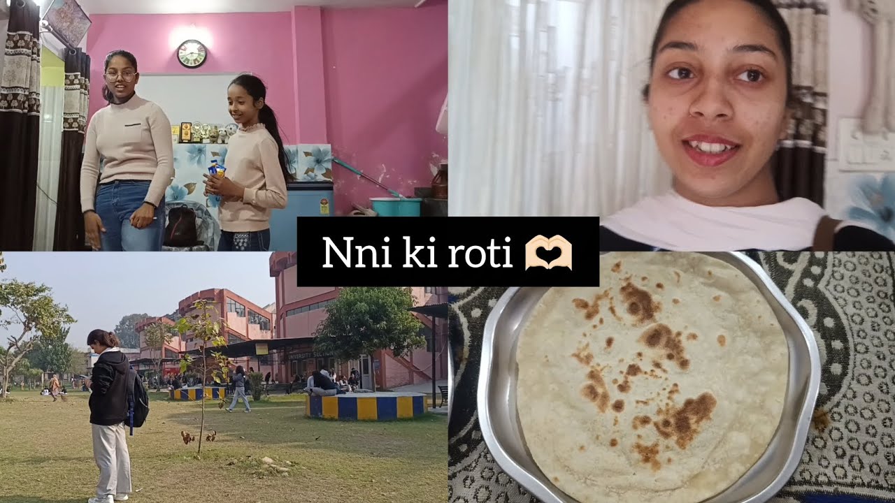 Aaj nni ne bnai Chapati🫶🏻 | College bhi gyii💗 | Vlog | Ridhima