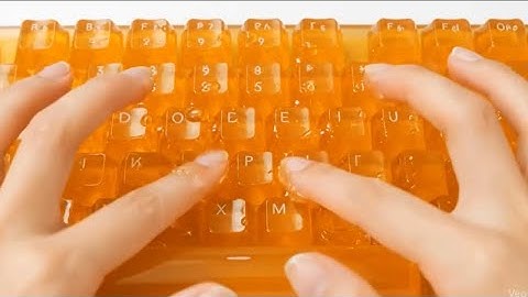 21 minutes Which Ai keyboard would you choose? ASMR relaxation video VEO3 satisfying relaxing sleep 