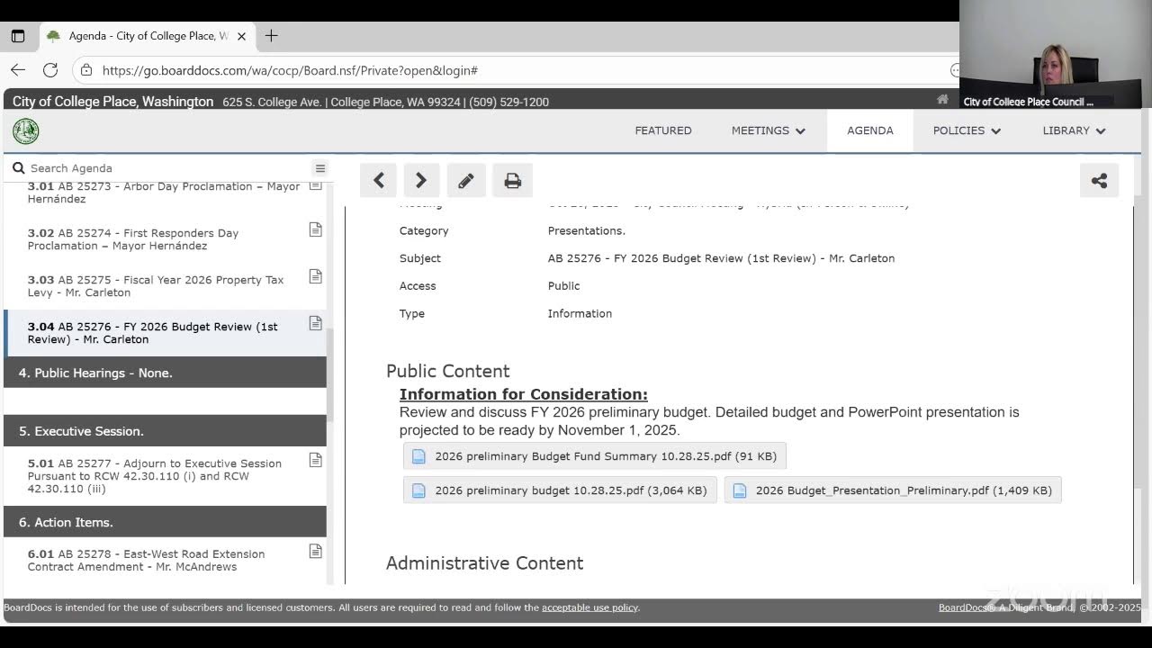 City Council Meeting 10.28.2025