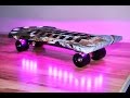 DIY skateboard with LED &amp; Water Dipping Paint