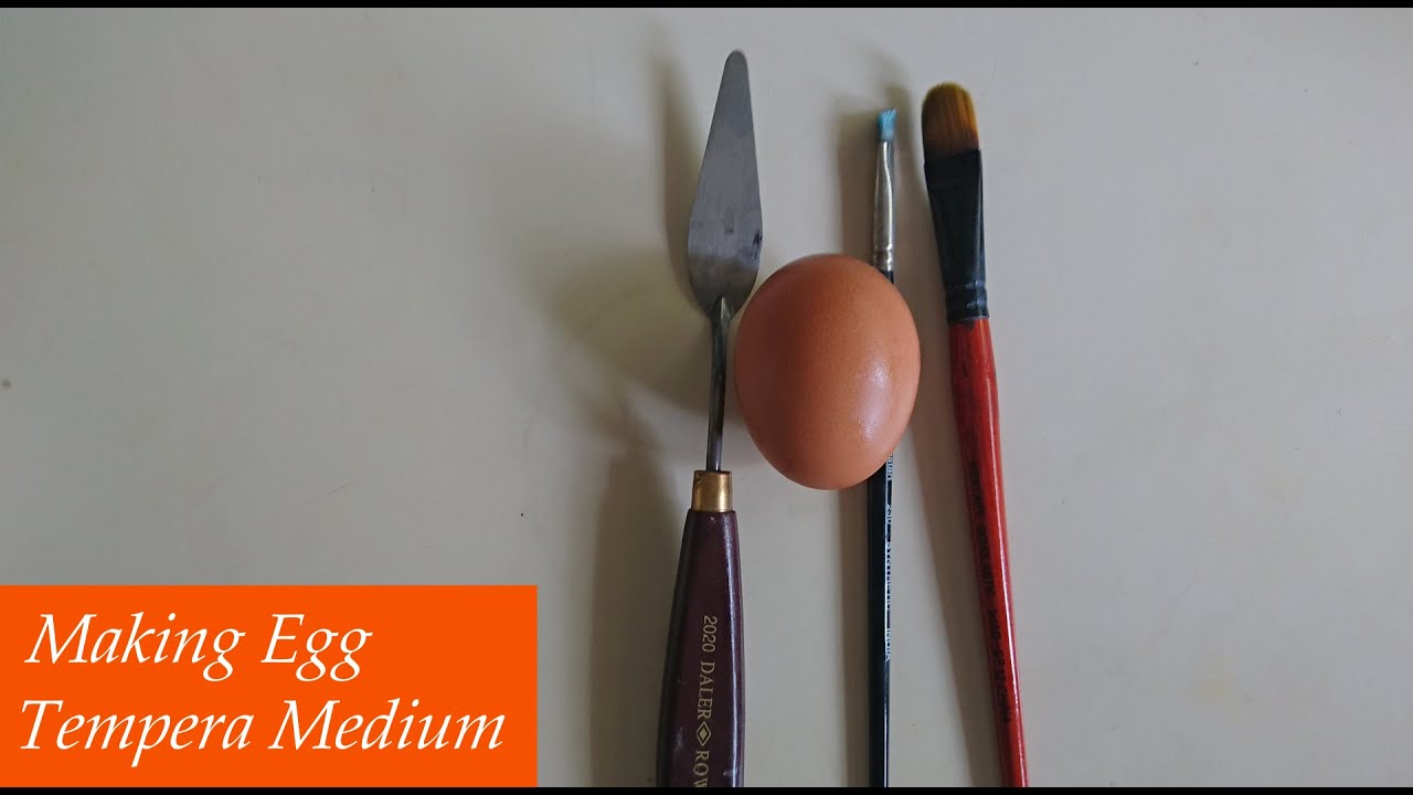 Making egg tempera medium