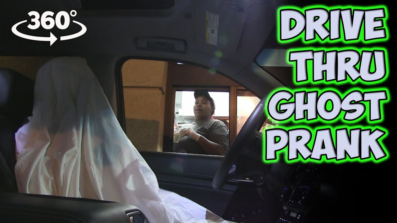 Drive Thru Ghost Prank in 360 YouTube