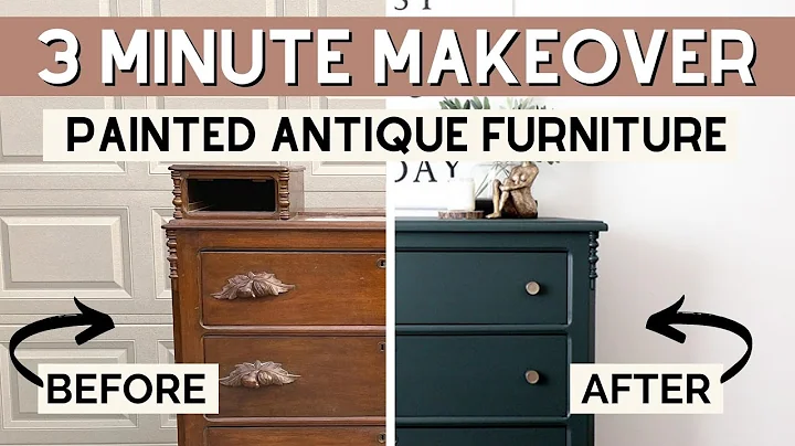 Painted Antique Furniture | 3 Minute Makeover