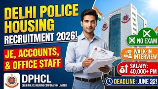 Delhi Police Housing Recruitment 2026 🔴 NO EXAM | Direct Interview | How to Apply Form Step-by-Step