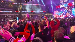 Cody Rhodes Wrestlemania 40 Night 2 Entrance. Floor seat view