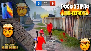 🔥Poco X3 Pro Pubg Test🤯TDM 1vs1🥶HDR+Extreme🥵MAX Graphics | PUBG MOBILE