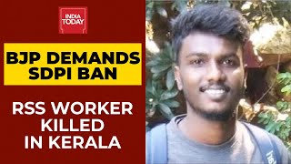 RSS Worker Killed In Clash In Kerala's Alappuzha, BJP Demands SDPI Ban; 6 SDPI Activists Arrested