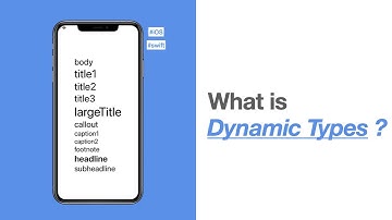Learn about Dynamic Type in swift | Accessibility Font