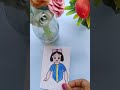 Cute Disney Princess ll crafted Krittika #shorts #trending #viral