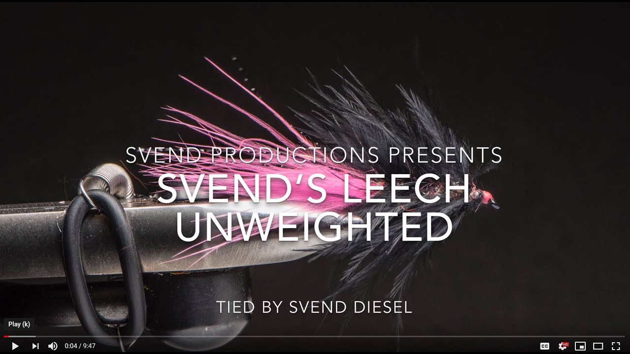 pattern armonici Svend’s Leech unweighted Fly Pattern Tutorial