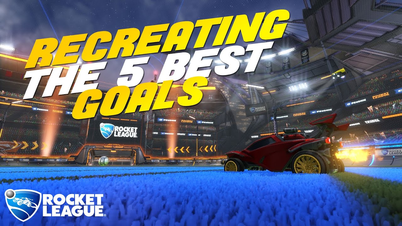 I recreated the BEST 5 Goals EVER in Rocket League (gifyourgame goal of the year)