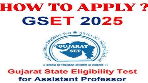 🤔GSET 2025 का फॉर्म कैसे भरे | Step by Step Guidance| GSET નું ફોર્મ કેવી રીતે ભરવું?| HOW TO APPLY?