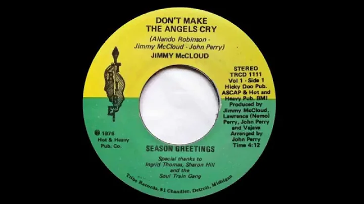 Jimmy McCloud - Don't Make The Angels Cry