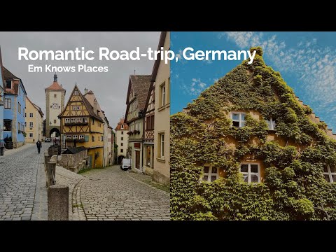 Video: Fotos der Romantischen Straße in Deutschland