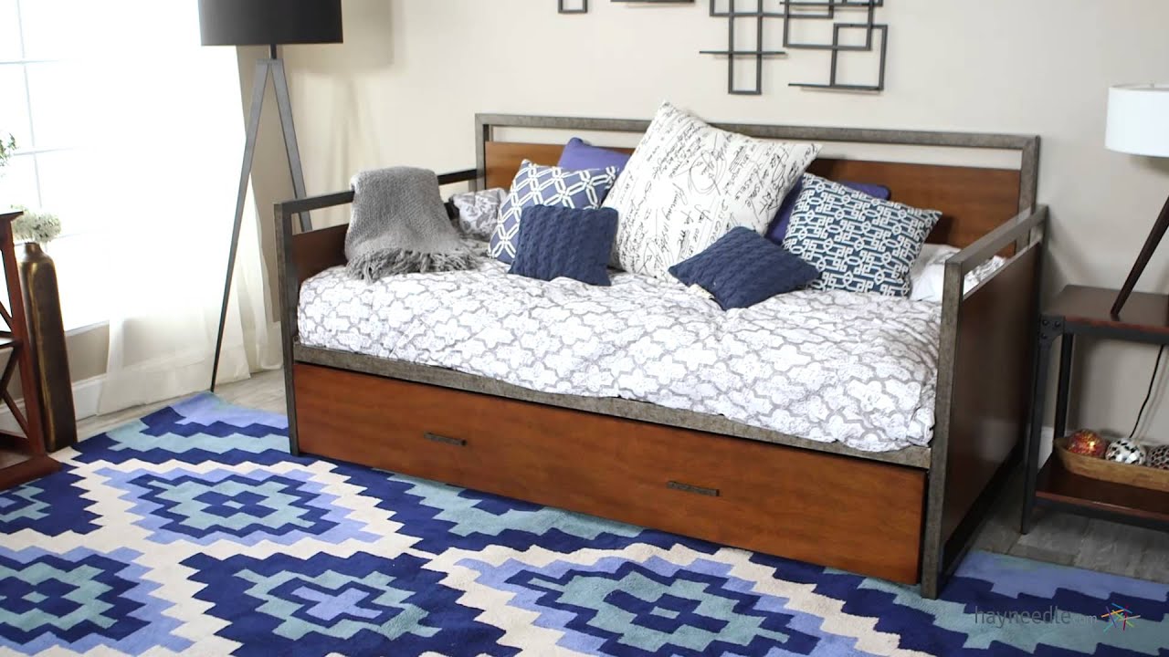 Decker Daybed - Full - Walnut - Product Review Video - YouTube